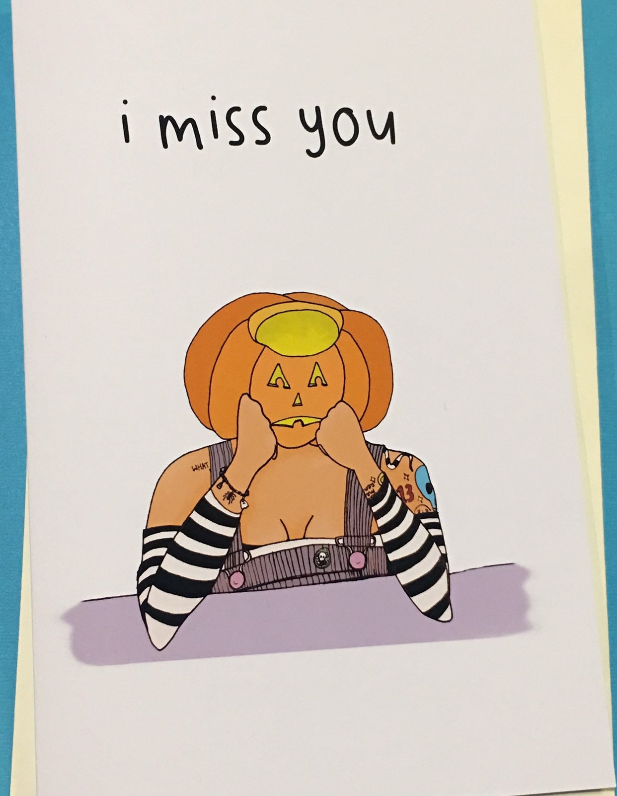 Missing You Greeting Card