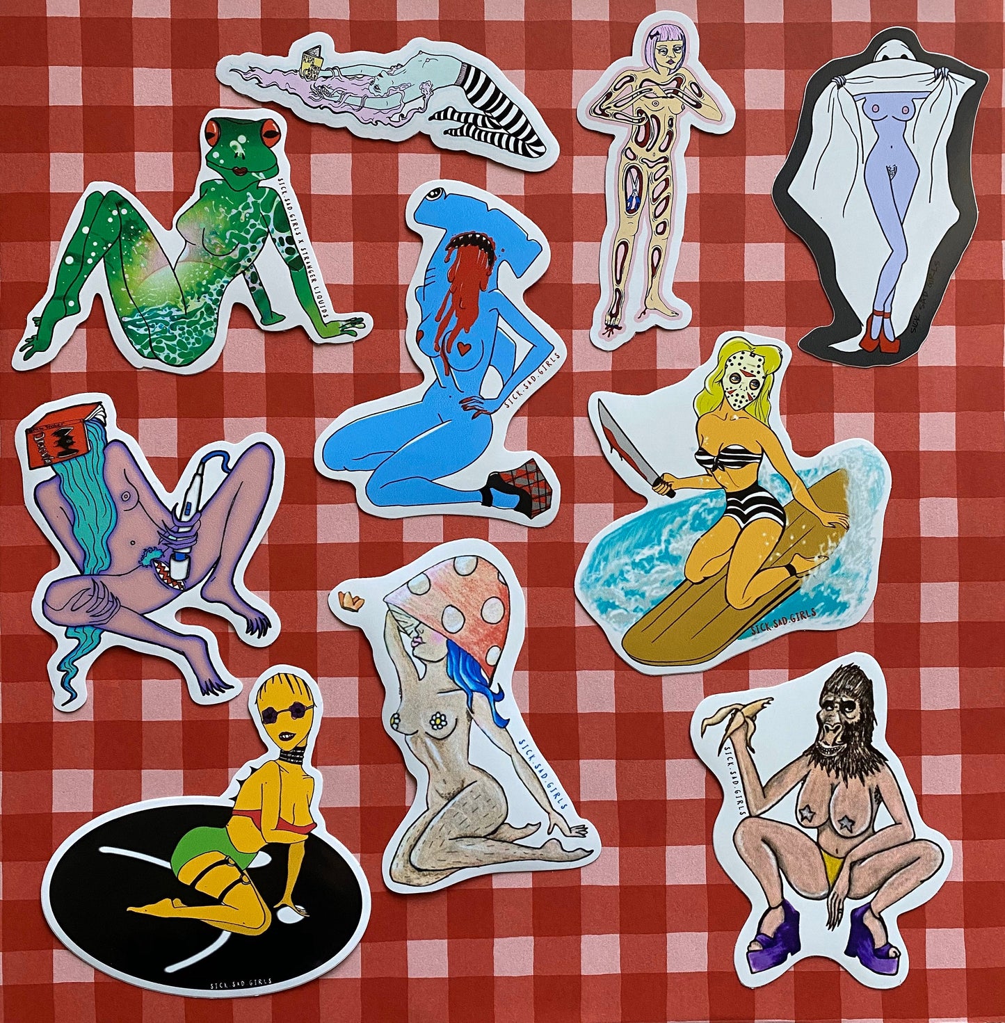 pinup sticker pack