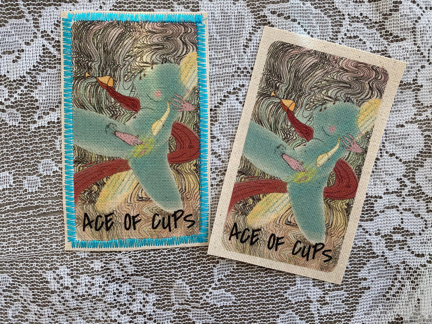 Ace of Cups Canvas Patch