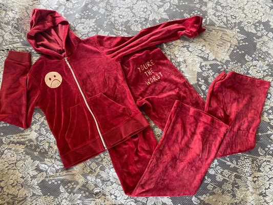 frownie tracksuit