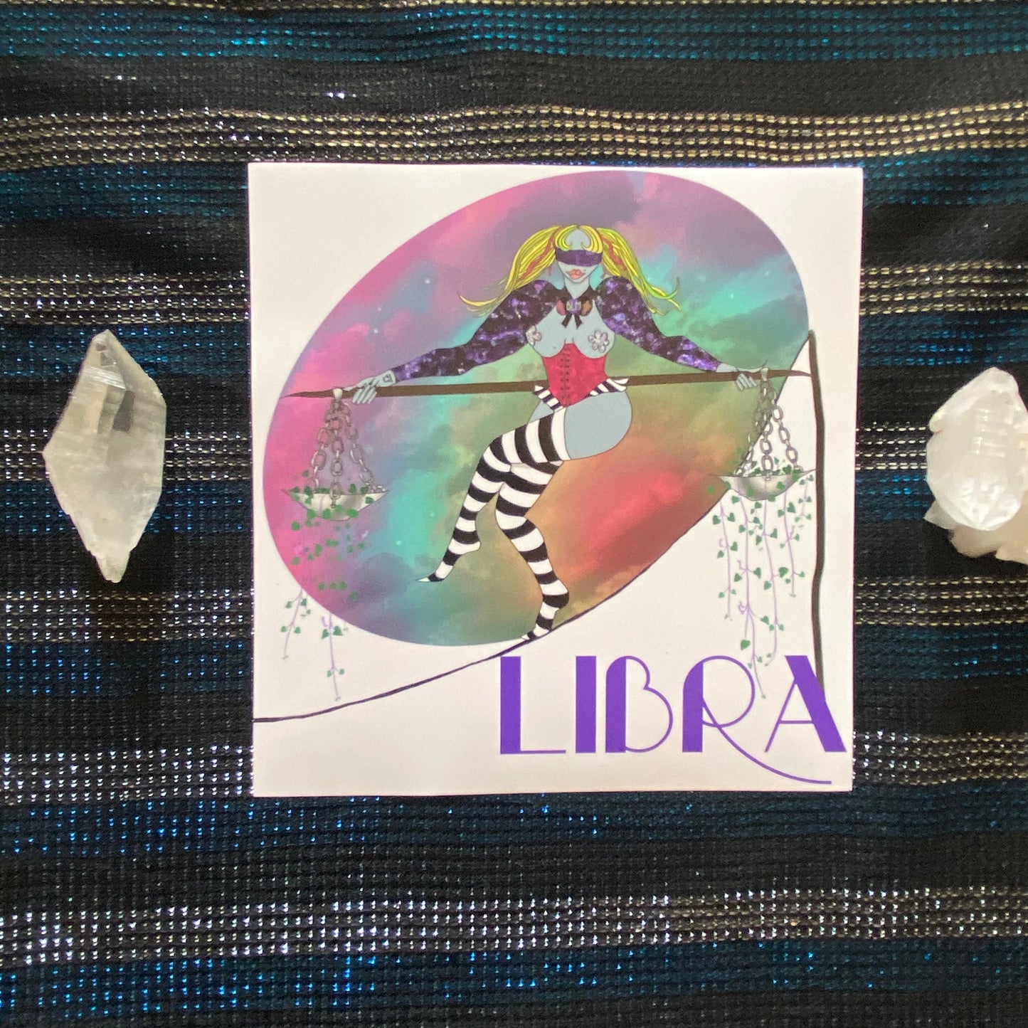 Libra vinyl Sticker