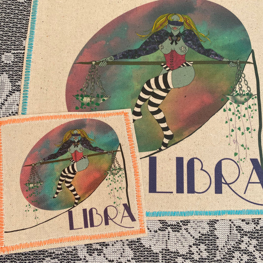 Libra canvas Patch